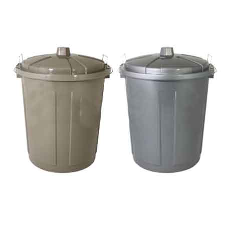 POUBELLE « BIN » Ø 22,5xh 30 cm, 7 l - Couleur Argent