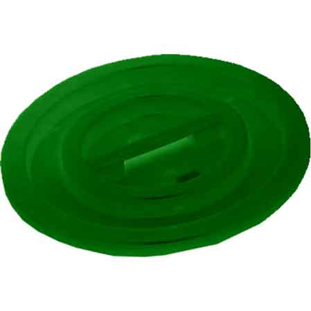COPERCHIO PER BIDONE PER RIFIUTI VERDE 50 lt