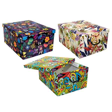 CONTENITORE MULTIUSO 'BIG BOX FANTASY' 50x39x24,5h cm