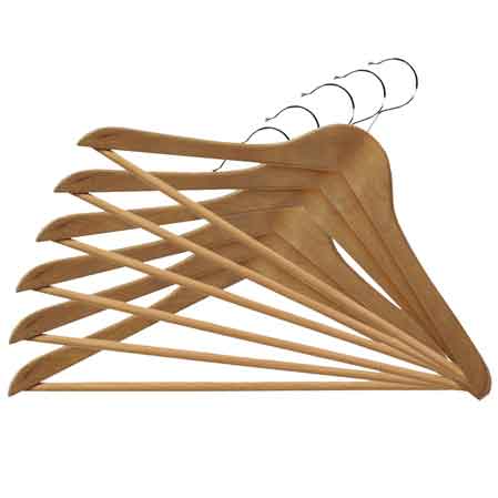 SET GRUCCE IN LEGNO Confezione 6 pezzi
