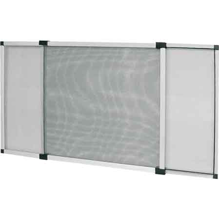 MOUSTIQUAIRE À PANNEAU EXTENSIBLE CARDINALE 40x50 cm - Couleur Argent