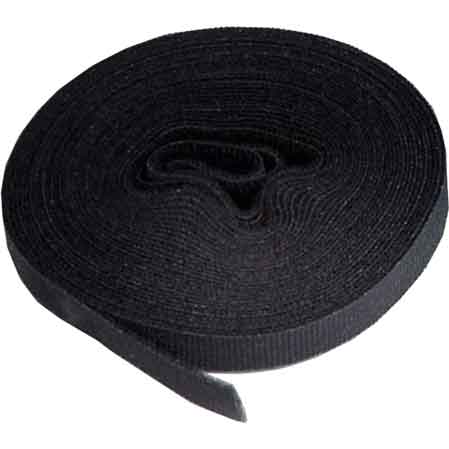 RUBAN ADHÉSIF POUR MOUSTIQUAIRES EN ROULEAUX 2 x 2,5 m - Couleur noire