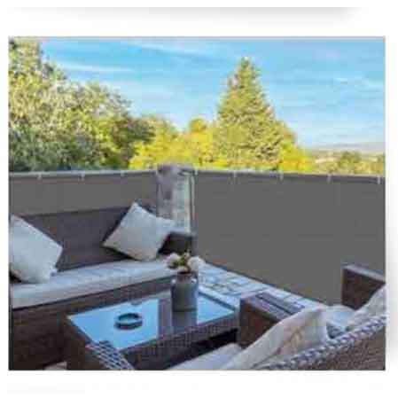 BRANDE-VUE PVC CARDINALE 90x300 cm - Couleur Marron