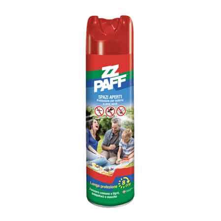 INSETTICIDA SPRAY MOSCHE E ZANZARE 'SPAZI APERTI' 500 ml
