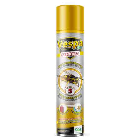 INSETTICIDA SCHIUMOGENO PER VESPE E CALABRONI SPRAY 'VESPAJET SCHIUMA' 750 ml