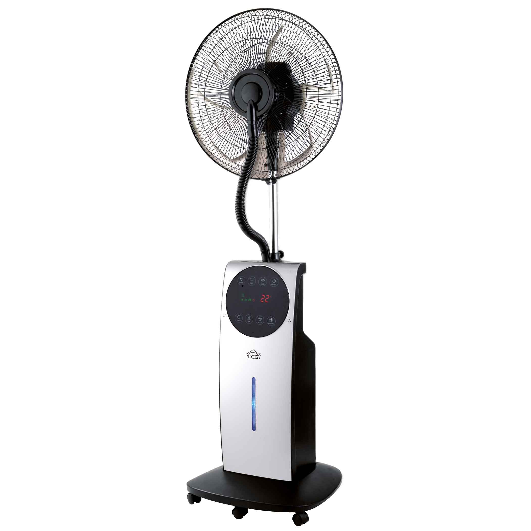 VENTILATORE CON NEBULIZZATORE 2 lt - 5 pale