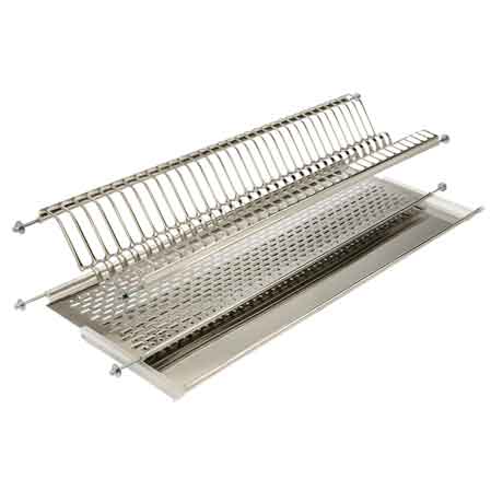 ÉGOUTTOIR À VAISSELLE EN INOX EN KIT 86 cm