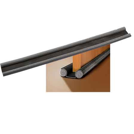 PARASPIFFERI SOTTOPORTA DOPPIA PROTEZIONE 95 cm x 25 mm - Antracite