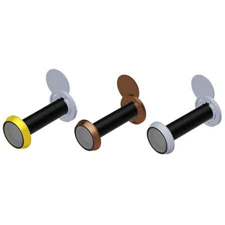SPIONCINO 'DIAMANTE' SECUREMME Ø 16x40/70 mm - Colore Ottone lucido