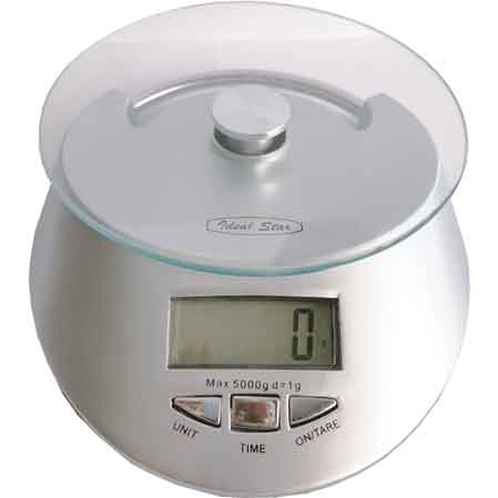 BALANCE DIGITALE EN VERRE CARDINALE Capacité 5 kg