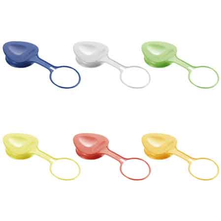 BOUCHON EN PLASTIQUE AVEC COLLET "PRESTO" 9 cm - 6 Pièces