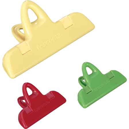 PINCES À SACHETS « PRESTO » 2+1 PIÈCES 7/11 cm
