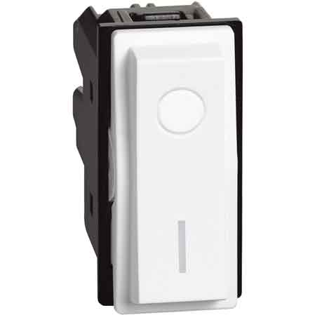 INTERRUTTORE BIPOLARE ILLUMINABILE 'LIVING NOW' BTICINO 16Ax 250V