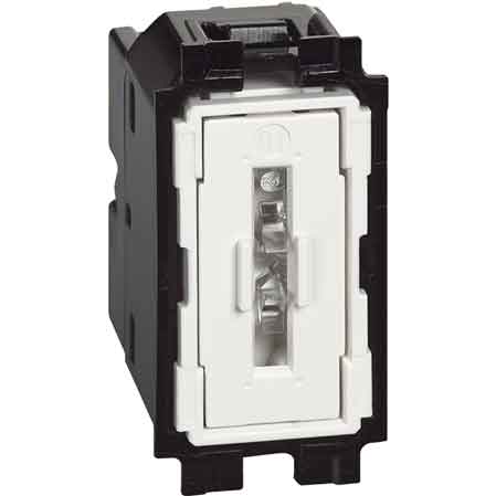 WECHSELSCHALTER UNIPOLAR BELEUCHTBAR 'LIVING NOW' BTICINO 10Ax 250V