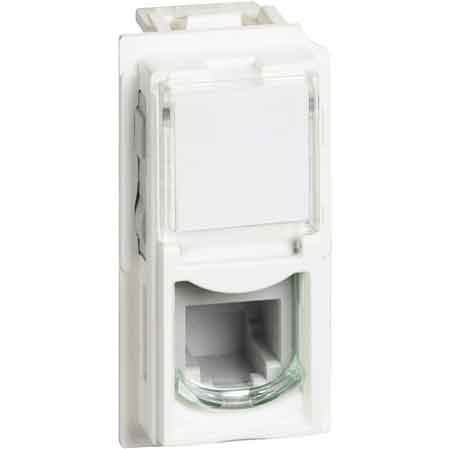 PRISE TÉLÉPHONIQUE RJ11 « LIVING NOW » BTICINO Blanc