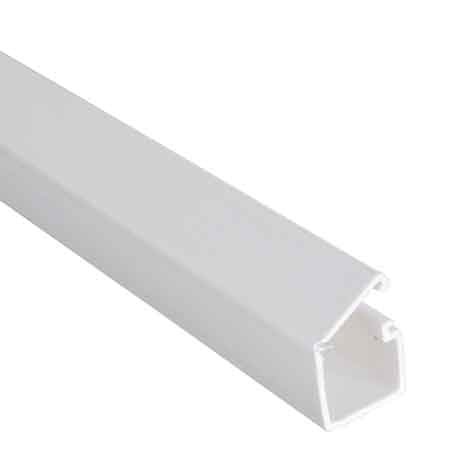 CANALINA PASSACAVI AUTOADESIVA 20x10 mm - barra 2 mt