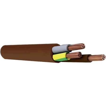 CÂBLE TRIPOLAIRE « MARRON » Section 3x2,5 mm