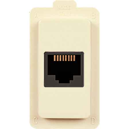 PRESA TELEFONICA 'TONDO' RJ11 plug 6/4