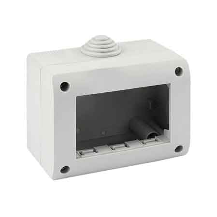 CONTENITORE DA PARETE PER APPARECCHI IP40 'EASY' 2 Posti