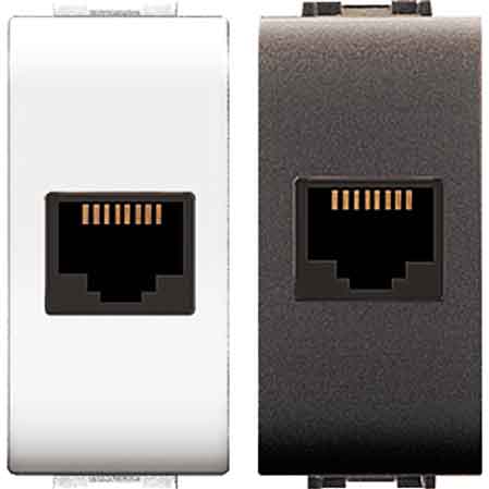 PRESA TELEFONICA 'MYLIFE' RJ11 Plug 6/4 - Grigio