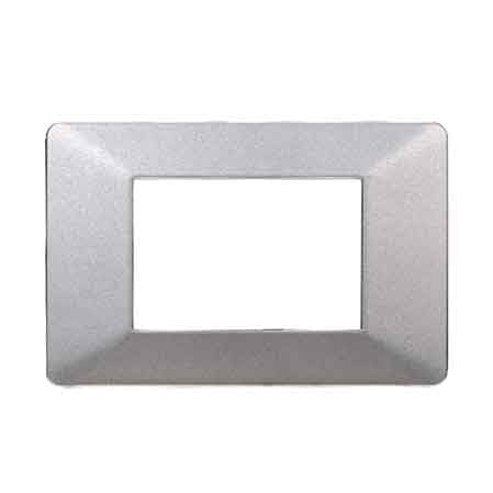 ABDECKPLATTE SILVER 'STARLIGHT' für 4 Module