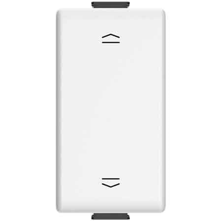 BOUTON-POUSSOIR BIPOLAIRE AVEC INTERVERROUILLAGE « MATIX » BTICINO 1P NO + 1P NO - 10 Ax 250 V