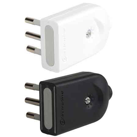 ABWINKELBARER MOBILSTECKER 10A 2P+T - Grau