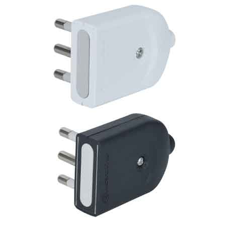 SPINA MOBILE ORIENTABILE 16A 2P+T - Bianco