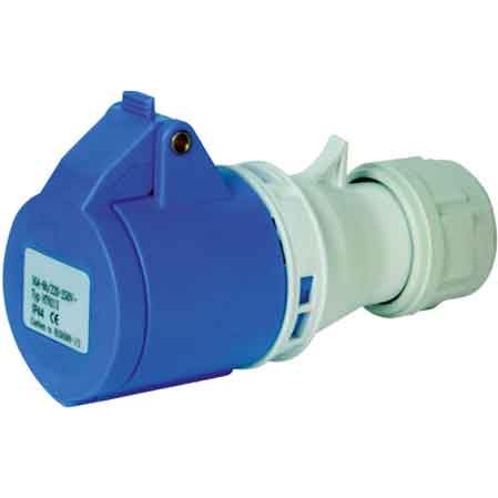 PRESA MOBILE INDUSTRIALE IP44 220 V 16A 2P+T 200 - 250V