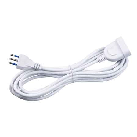 PROLUNGA LINEARE 10A ROSI 3 mt - Colore Bianco