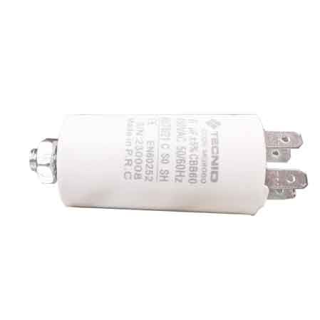 CONDENSATORE DI SPUNTO CON VITE PER MOTORI ELETTRICI 450V - Capacità 60µF
