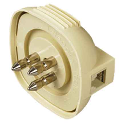 DREIPOLIGER TELEFONSTECKER