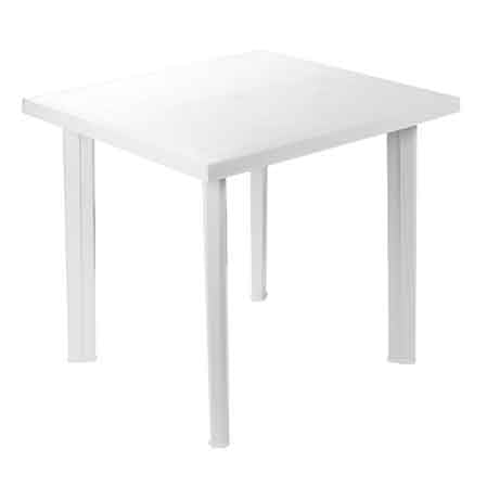 TABLE COMPOSABLE RECTANGULAIRE 'FIOCCO' 80x75x72h cm - Couleur Blanc