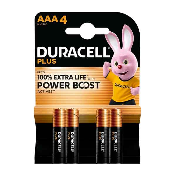 PILE 'PLUS POWER BOOST' MINISTILO Blister 4 Pezzi