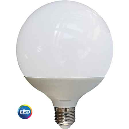 LED-LAMPE MOD. 'GLOBO' 15W - E27 - 1800Lm - 6000K