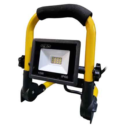 PROIETTORE A LED PORTATILE CON SUPPORTO PIEGHEVOLE CARDINALE 20W - 1700 lumen - 6000K