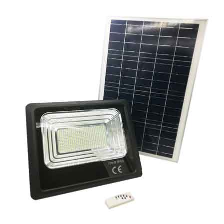 PROJECTEUR À LED AVEC PANNEAU SOLAIRE 60W (Éq. 15W) - 6000K