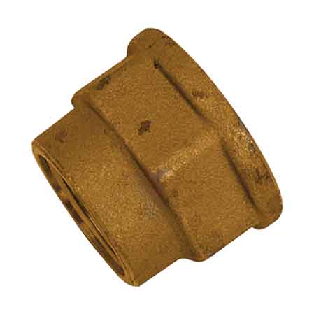 MANICOTTO RIDOTTO FEMMINA/FEMMINA OTTONE GIALLO 3/8"x1/4"