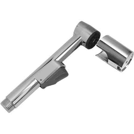 Druckknopfdusche mit Halterung Chrom