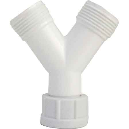 Y-VERBINDUNGSSTÜCK FÜR WASCHMASCHINENABLAUFSCHLAUCH 3/4" x 3/4" x 3/4"