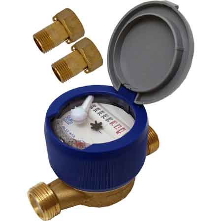 CONTATORE A SECCO 8 RULLI USF 'SISMA' 'Attacco 3/4"