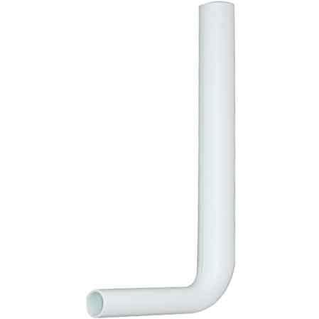 ABLAUFROHR FÜR AUFPUTZSPÜLKASTEN 80x25 cm - Ø 50x32 mm - geformt