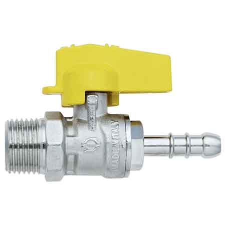 RUBINETTO DIRITTO GAS MASCHIO PORTAGOMMA 1/2 x 9