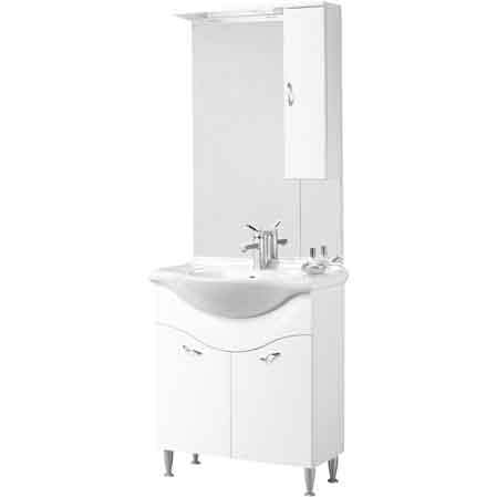 DEBORA 75 Specchio con pensile dx