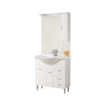 DEBORA 85 Specchio con pensile dx cm 81x104h