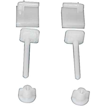 Paar PVC-Halterungen für ABS-Sitze