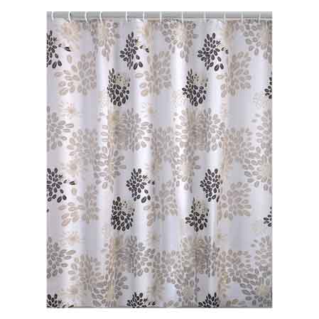 TENDA DOCCIA IN POLIESTERE 'CAFFE'' 240x200 cm - Bianco/Beige/Marrone