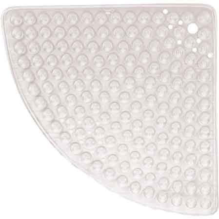 TAPIS DE DOUCHE SEMI-CIRCULAIRE 60x60 cm - Transparent