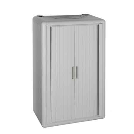 ARMADIO COPRICALDAIA CON SERRANDA 'HIMALAYA' 58,7x38,5x100h cm - Colore Bianco