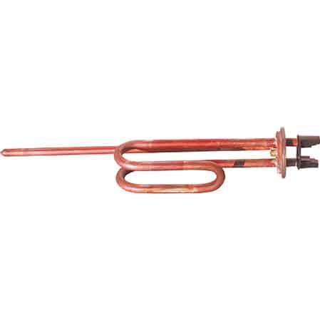 Heizspirale gebogen mit Flansch Faston Anschluss 1200 Watt für Warmwasserbereiter
